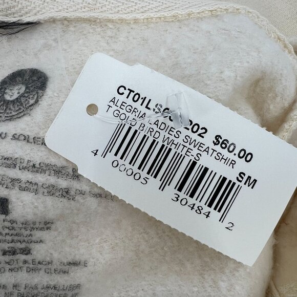 NWT Cirque du Soleil Alegria S Hoodie Pullover Gold Bird Logo Sweatshirt - Picture 4 of 11